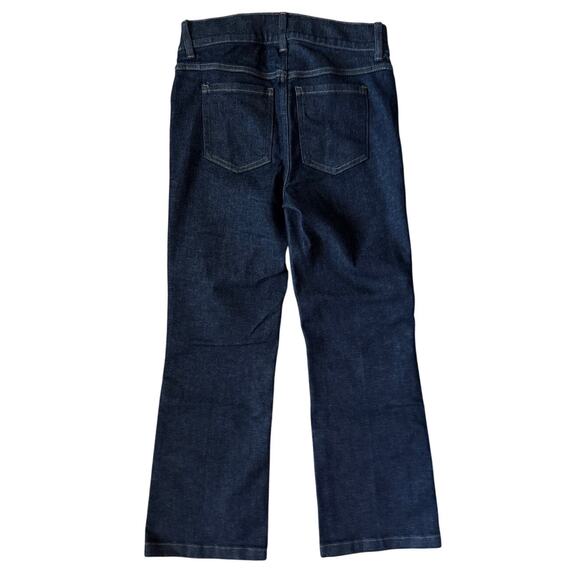 Spanx Kick Flare Original EveryWear Jeans Raw Indigo Size Small Petite - Picture 5 of 10